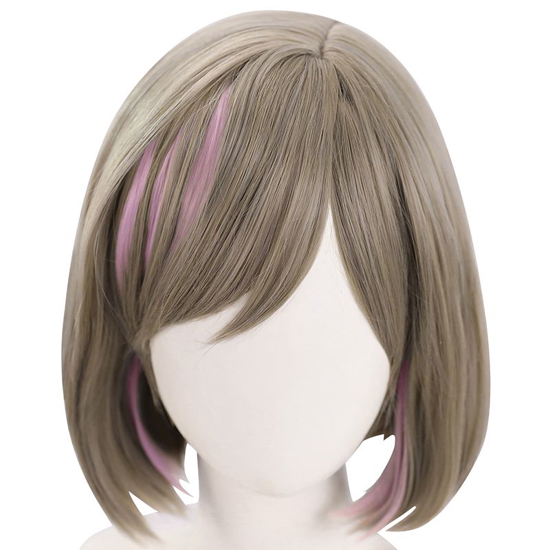 Love Live Super Star Liella Keke Tang Straight Bob Cosplay Wigs - lemailwigs
