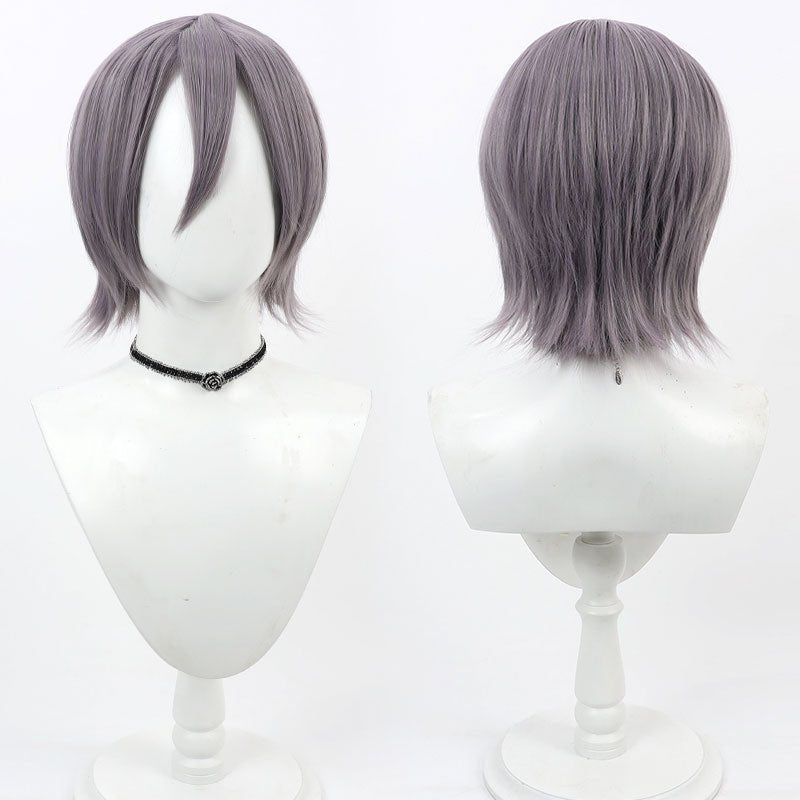 Mashle: Magic and Muscles Margarette Macaron Grey Short Cosplay Wigs - lemailwigs