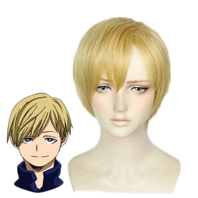 Monoma Neito Short Blonde Men Cosplay Wigs - lemailwigs