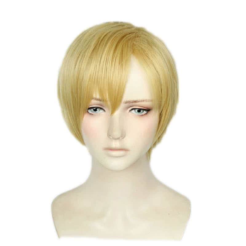Monoma Neito Short Blonde Men Cosplay Wigs - lemailwigs