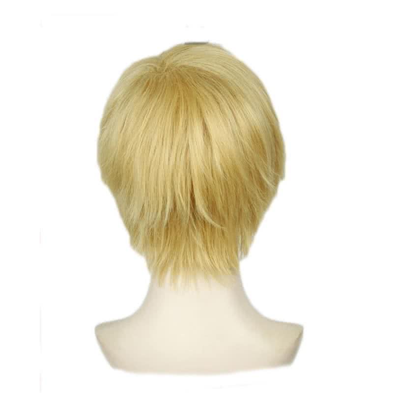 Monoma Neito Short Blonde Men Cosplay Wigs - lemailwigs