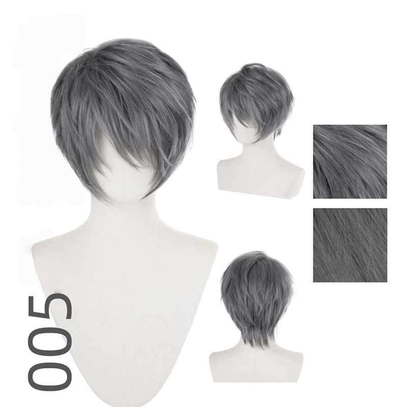 【More Volume】24 Colors Black Brown White Grey 100cm 32cm Basic Cosplay Wigs - lemailwigs