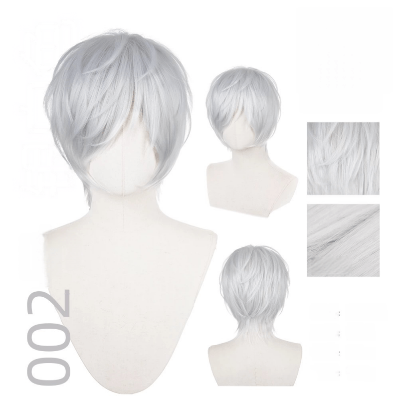 【More Volume】24 Colors Black Brown White Grey 100cm 32cm Basic Cosplay Wigs - lemailwigs