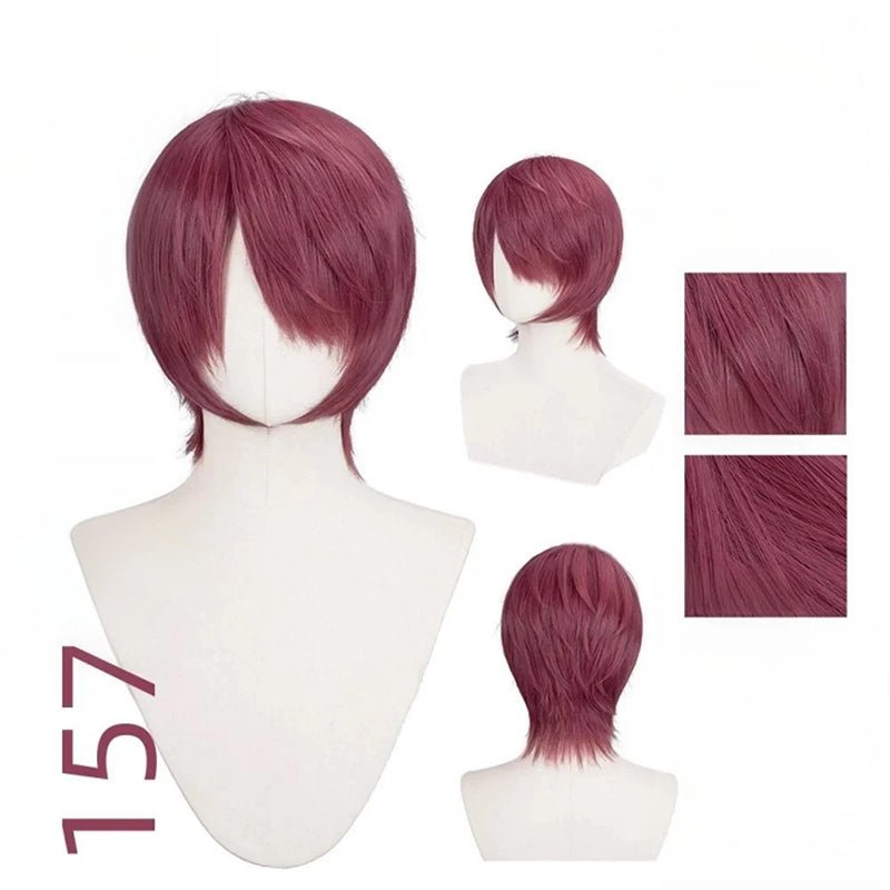 【More Volume】24 Colors Claret Rose Red 100cm 32cm Basic Cosplay Wigs & Wefts - lemailwigs