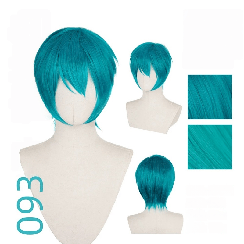 【More Volume】24 Colors Green 100cm 32cm Basic Cosplay Wigs - lemailwigs