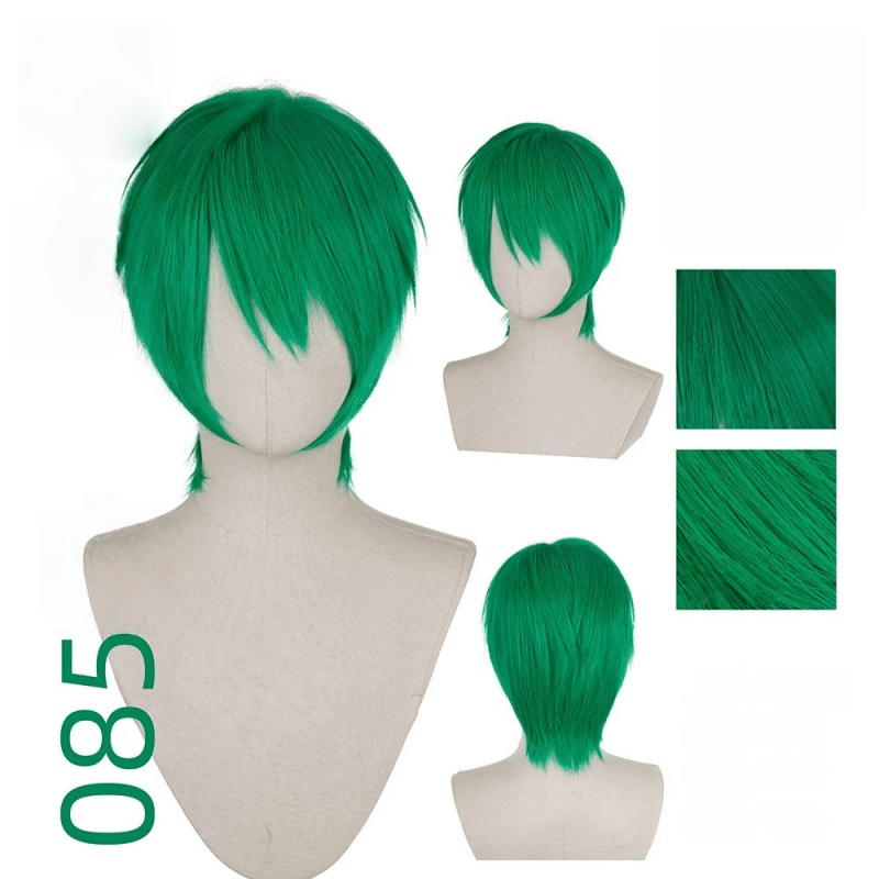 【More Volume】24 Colors Green 100cm 32cm Basic Cosplay Wigs - lemailwigs