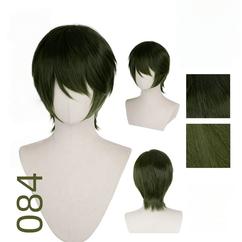 【More Volume】24 Colors Green 100cm 32cm Basic Cosplay Wigs - lemailwigs
