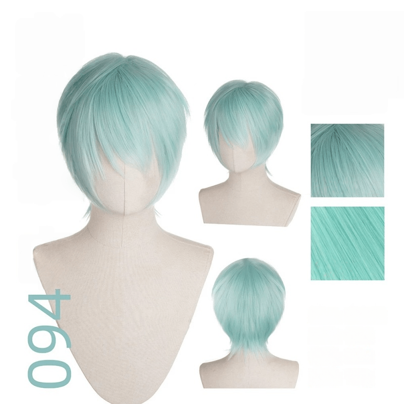 【More Volume】24 Colors Green 100cm 32cm Basic Cosplay Wigs - lemailwigs