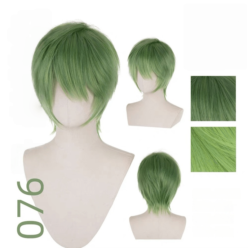 【More Volume】24 Colors Green 100cm 32cm Basic Cosplay Wigs - lemailwigs