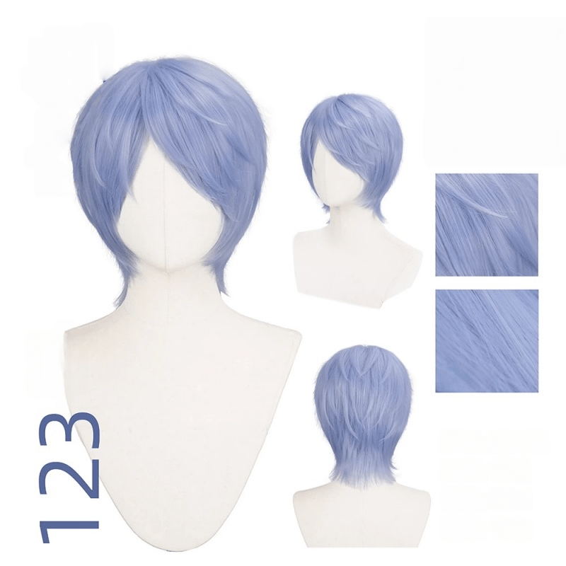 【More Volume】24 Colors Purple 100cm 32cm Basic Cosplay Wigs - lemailwigs