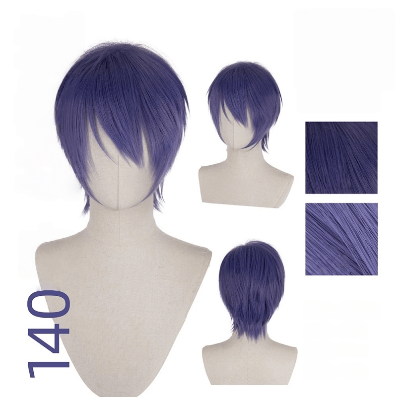 【More Volume】24 Colors Purple 100cm 32cm Basic Cosplay Wigs - lemailwigs