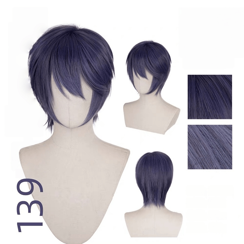 【More Volume】24 Colors Purple 100cm 32cm Basic Cosplay Wigs - lemailwigs