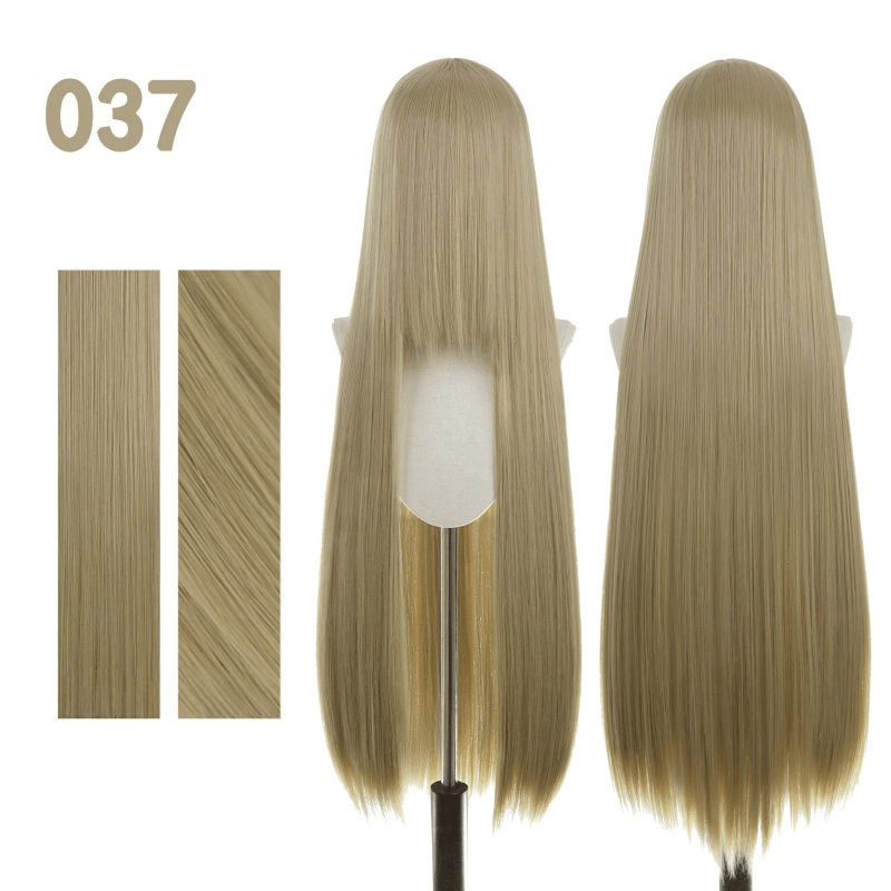 【More Volume】24 Colors Red Brown 100cm 32cm Basic Cosplay Wigs - lemailwigs