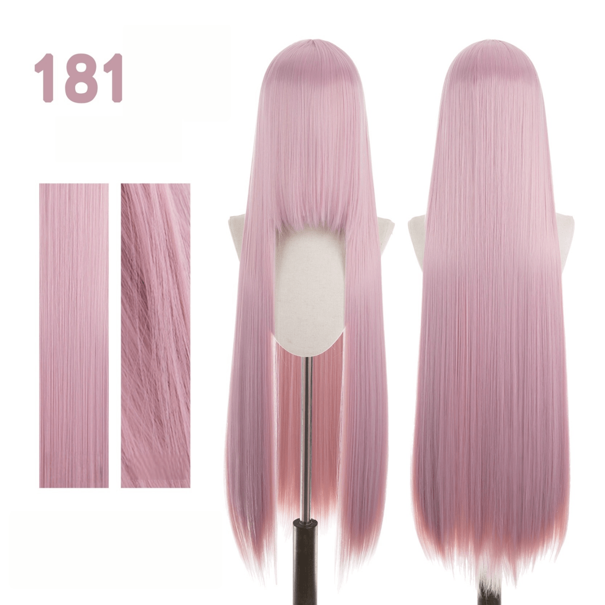 【More Volume】24 Colors Sakura Pink Purple 100cm 32cm Basic Cosplay Wigs - lemailwigs