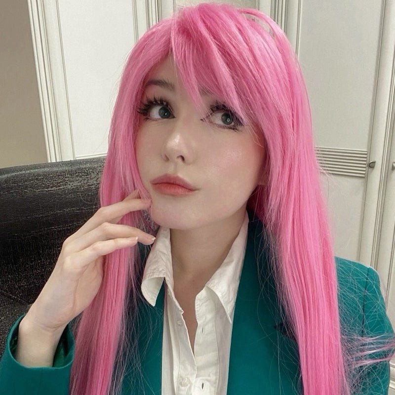 【More Volume】24 Colors Sakura Pink Purple 100cm 32cm Basic Cosplay Wigs - lemailwigs