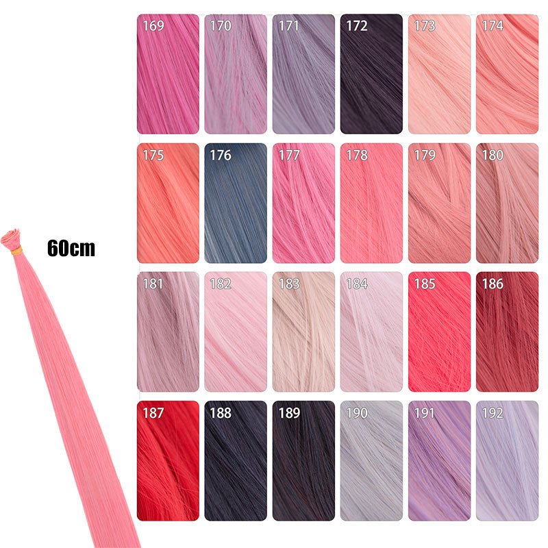 【More Volume】24 Colors Sakura Pink Purple 100cm 32cm Basic Cosplay Wigs - lemailwigs