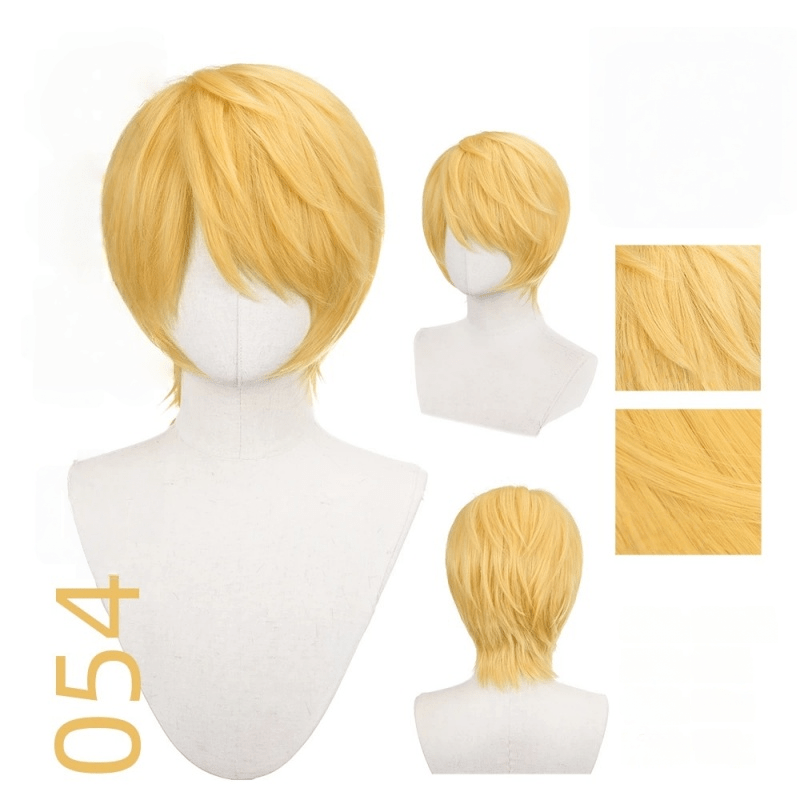 【More Volume】24 Colors Yellow Orange 100cm 32cm Basic Cosplay Wigs - lemailwigs