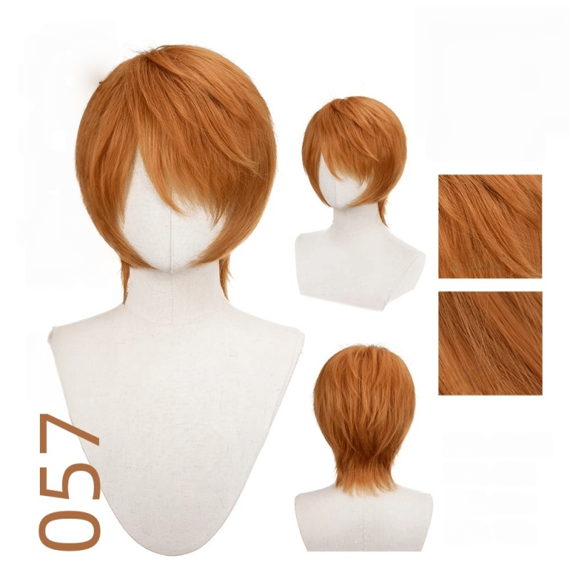 【More Volume】24 Colors Yellow Orange 100cm 32cm Basic Cosplay Wigs - lemailwigs
