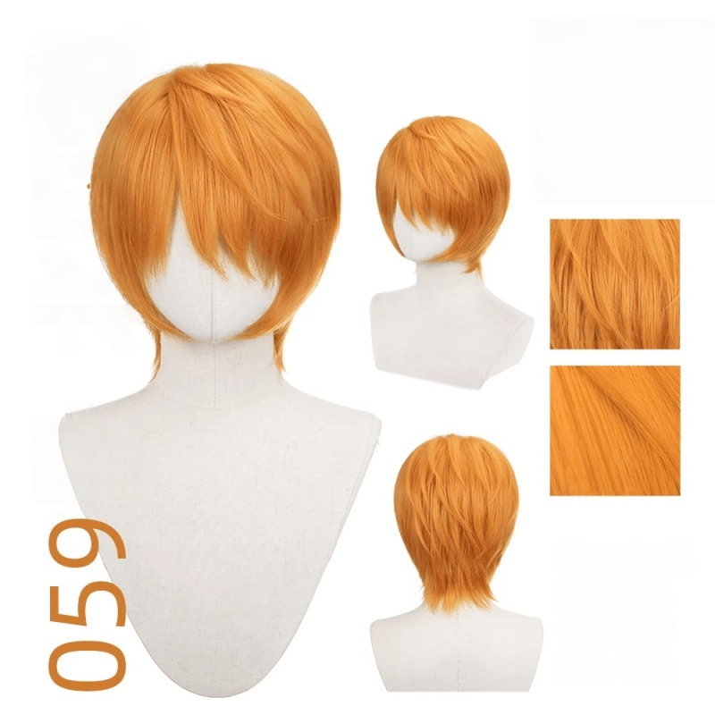 【More Volume】24 Colors Yellow Orange 100cm 32cm Basic Cosplay Wigs - lemailwigs