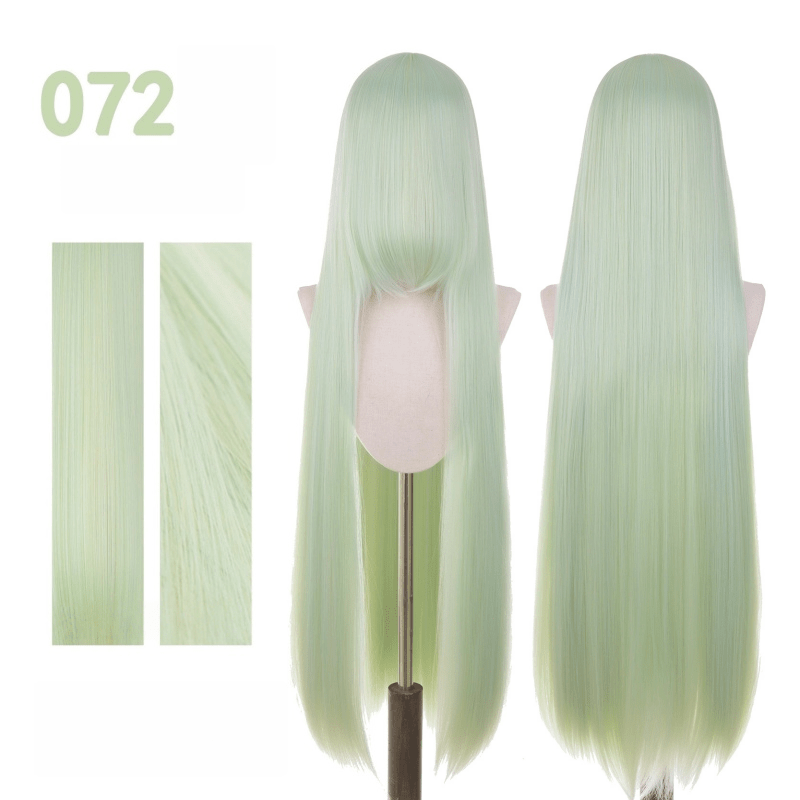 【More Volume】24 Colors Yellow Orange 100cm 32cm Basic Cosplay Wigs - lemailwigs