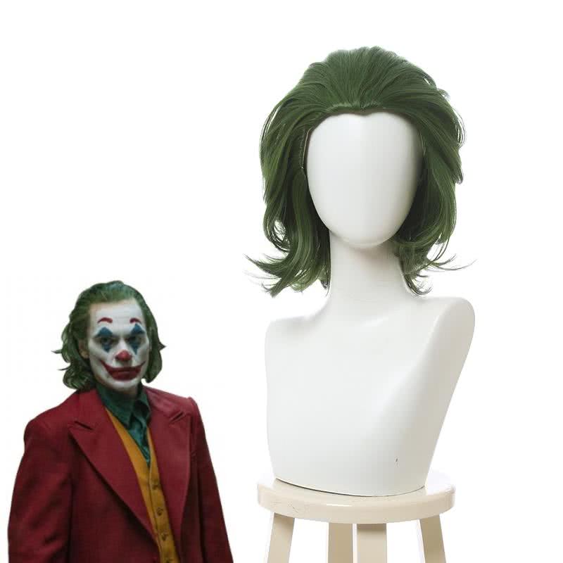 Movie Joker Arthur Fleck Short Curly Green Cosplay Wigs - lemailwigs