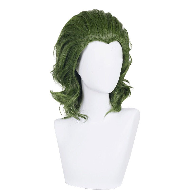 Movie Joker Green Curly Cosplay Wig - lemailwigs
