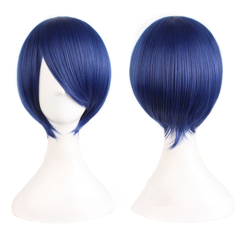 Multicolor Short Straight Anime Cosplay Wigs - G - lemailwigs