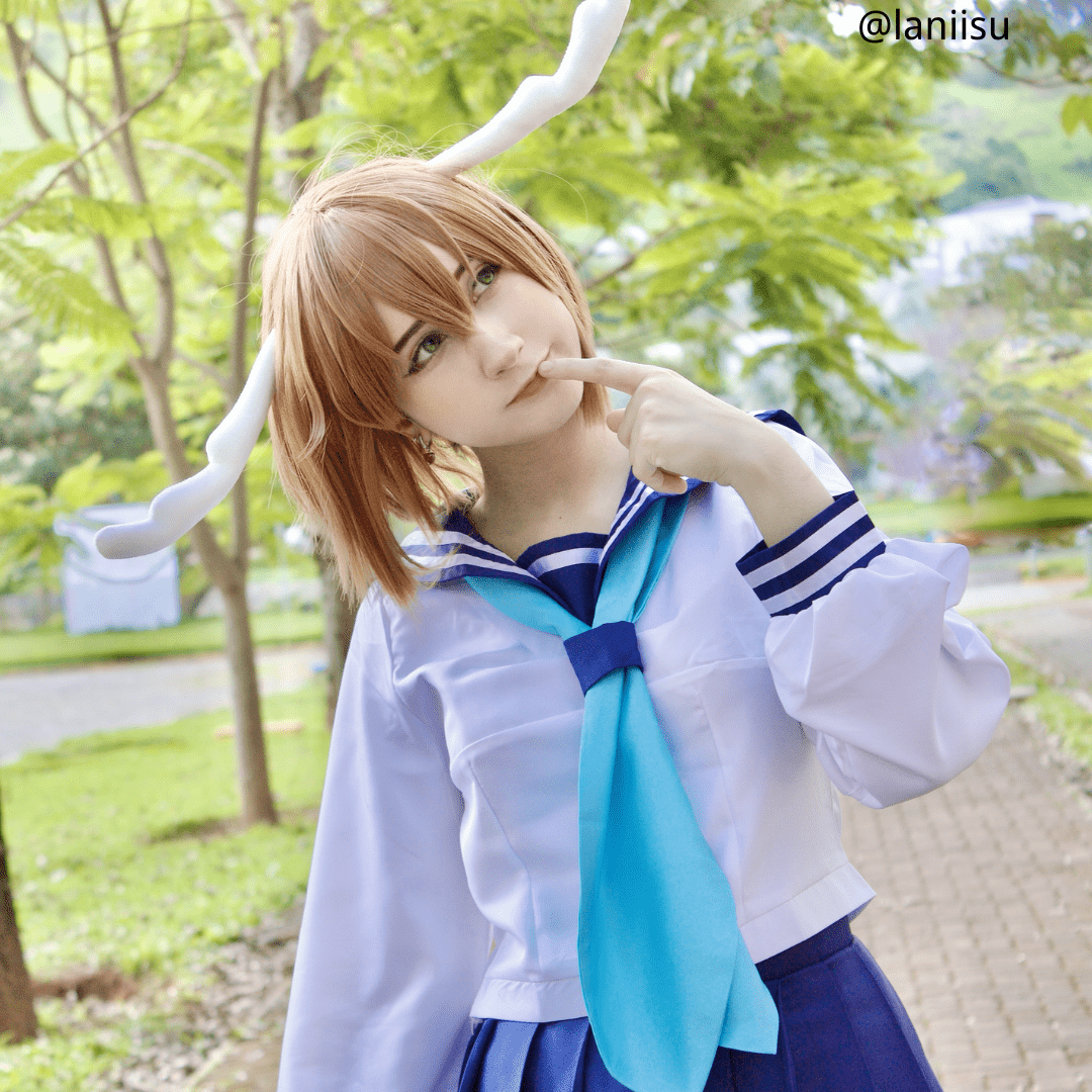 My Deer Friend Nokotan Shikanoko Noko Nokotan Brown Short Cosplay Wig - lemailwigs