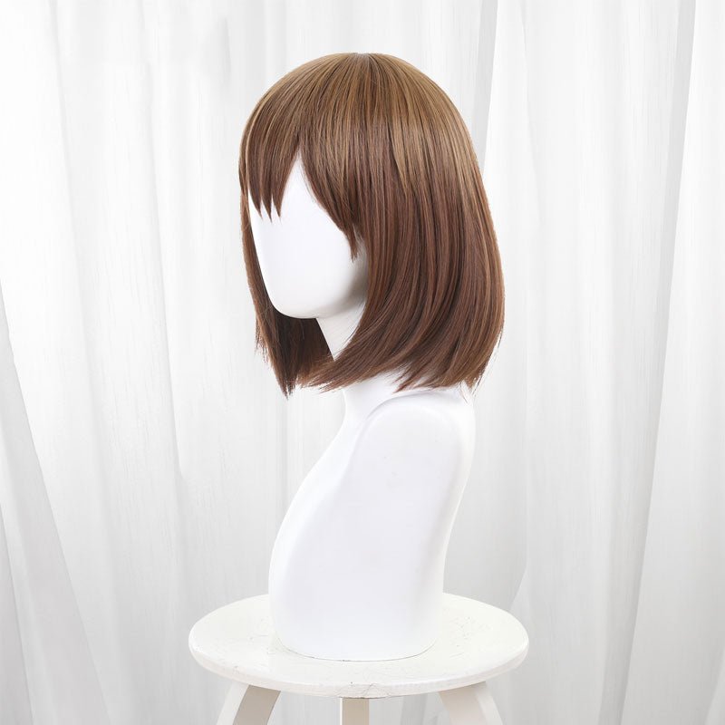 My Deer Friend Nokotan Shikanoko Noko Nokotan Brown Short Cosplay Wig - lemailwigs