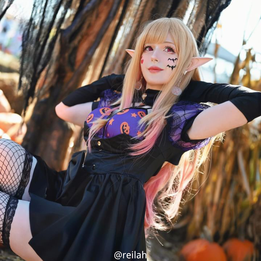 My Dress - Up Darling Marin Kitagawa Yellow Gradient Long Cosplay Wig - lemailwigs