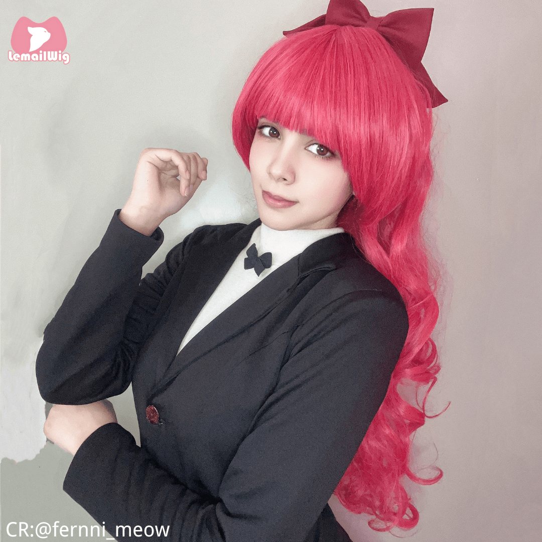 My Little Pony Pinkie Pie Pink Long Cosplay Wig - lemailwigs