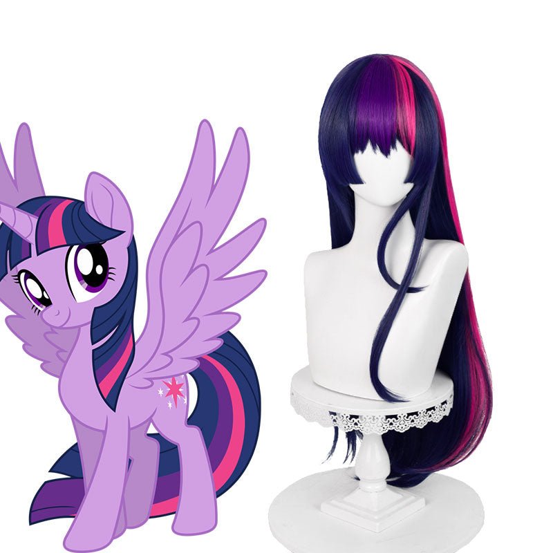 My Little Pony Twilight Sparkle Purple Long Cosplay Wig - lemailwigs