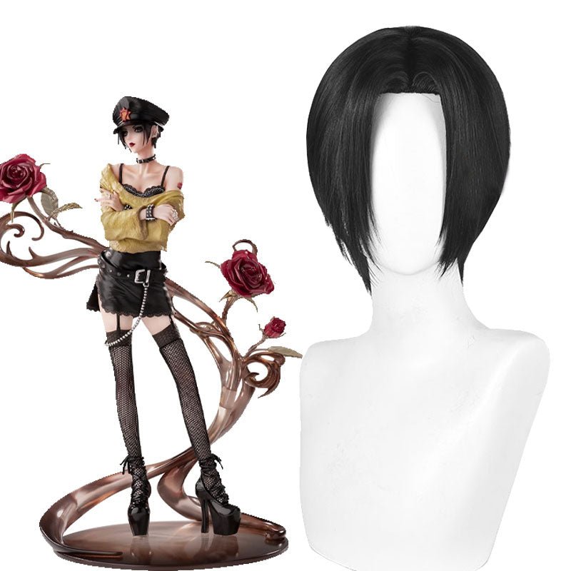 NANA Nana Osaki Black Short Straight Cosplay Wig - lemailwigs
