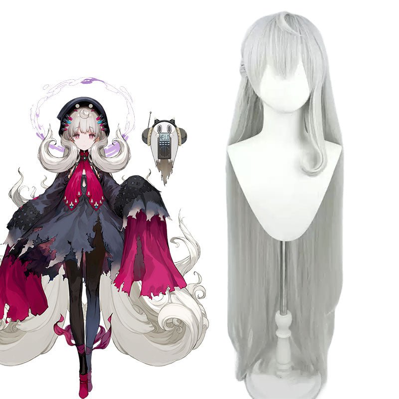 Nijisanji Vtuber Ethyria Reimu Endou Silver Cosplay Wig - lemailwigs