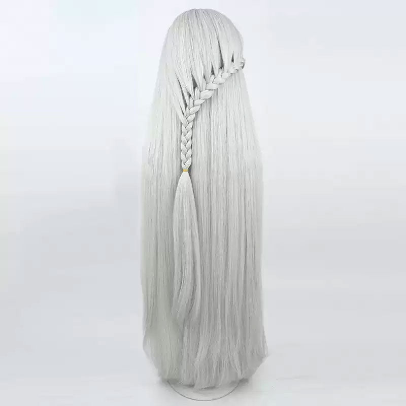 Nijisanji Vtuber Ethyria Reimu Endou Silver Cosplay Wig - lemailwigs