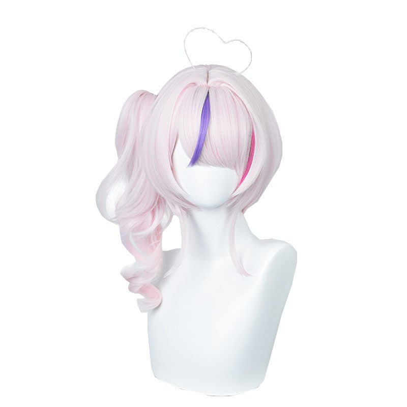 Nijisanji Vtuber Maria Marionette Pink Mixed Purple Cosplay Wigs - lemailwigs