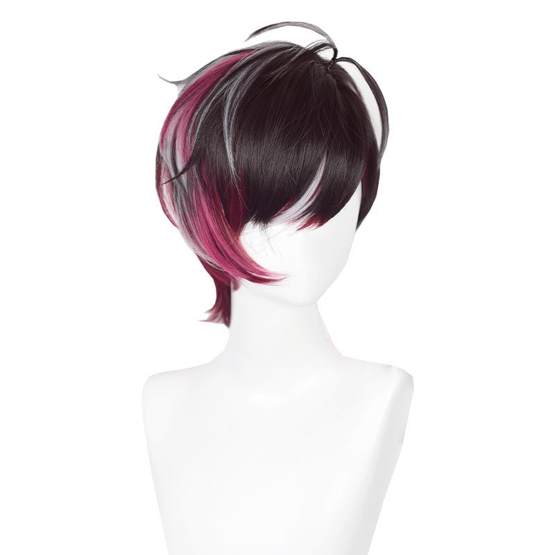 Nijisanji Vtuber Ver Vermillion Multi Color Cosplay Wig - lemailwigs