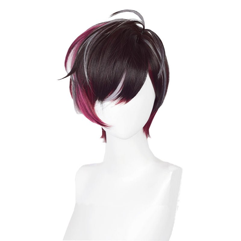 Nijisanji Vtuber Ver Vermillion Multi Color Cosplay Wig - lemailwigs