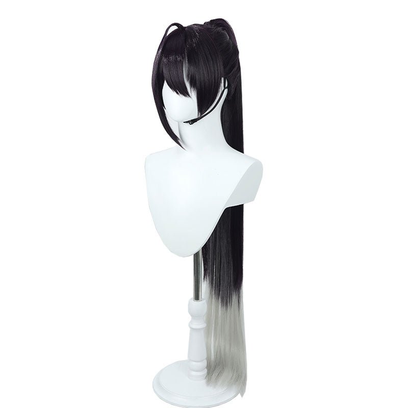 Nikke The Goddess Of Victory Sin Black Mixed Grey Cosplay Wig - lemailwigs