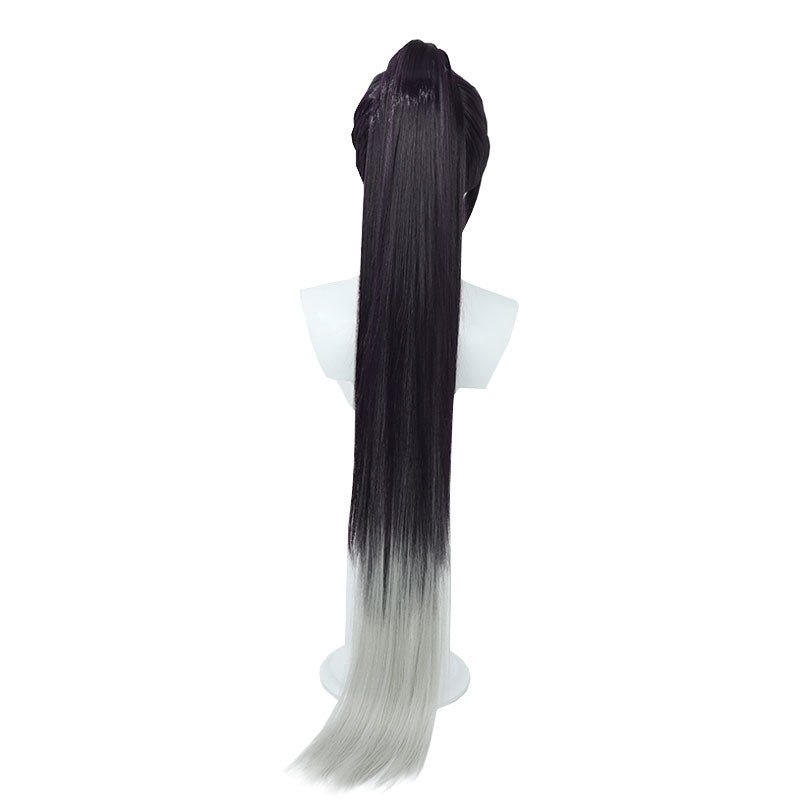 Nikke The Goddess Of Victory Sin Black Mixed Grey Cosplay Wig - lemailwigs
