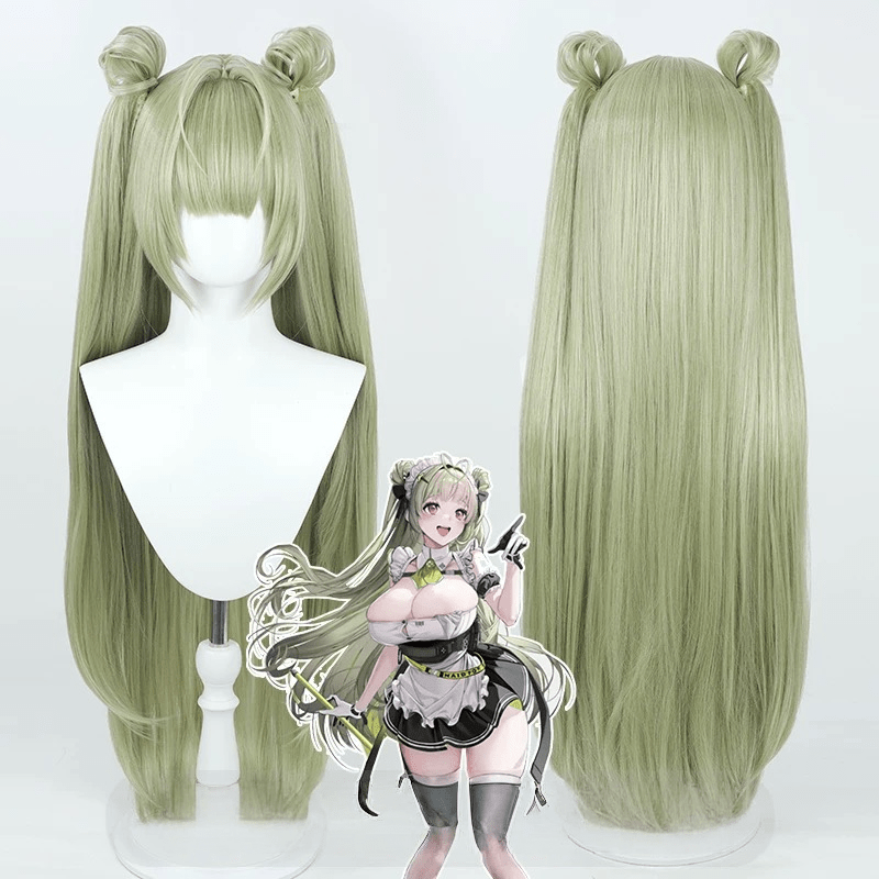 Nikke The Goddess Of Victory Soda Dark Green Cosplay Wig - lemailwigs
