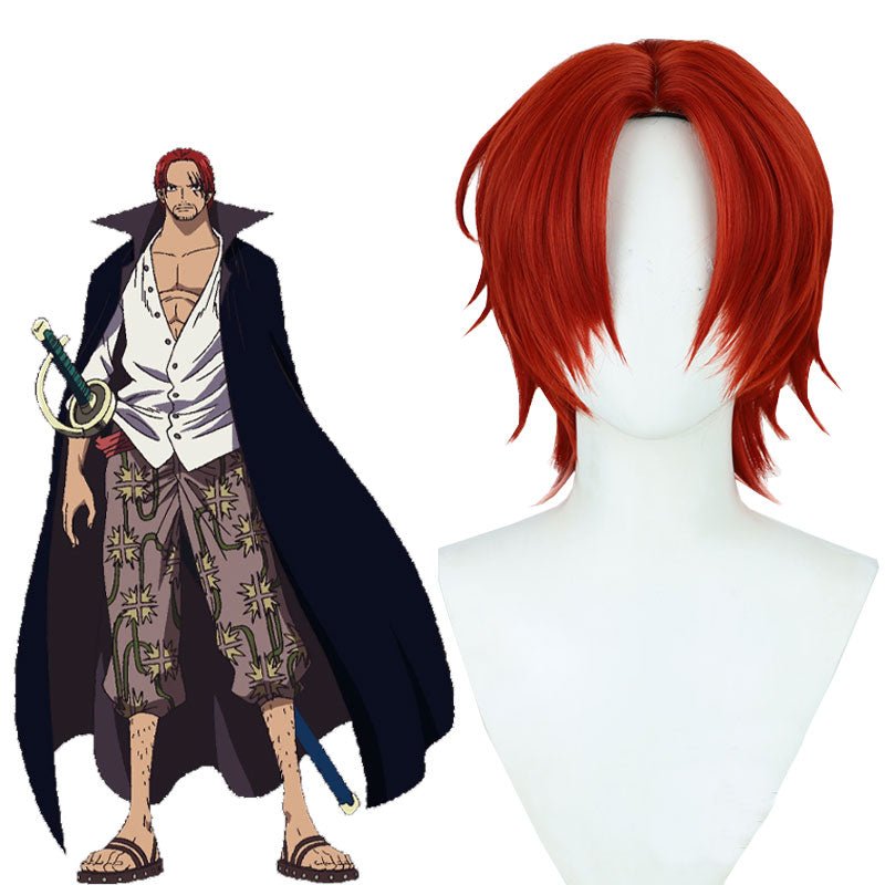 ONE PIECE Shanks Short Red Cosplay Wig - lemailwigs