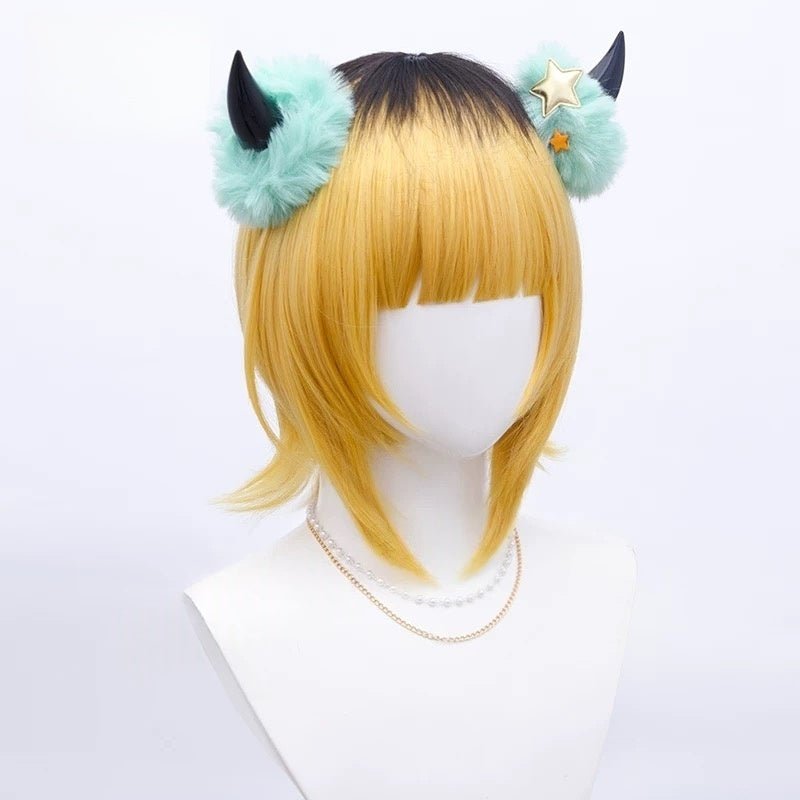 Oshi no Ko Memu Cho Brown Mixed Blonde Cosplay Wig - lemailwigs