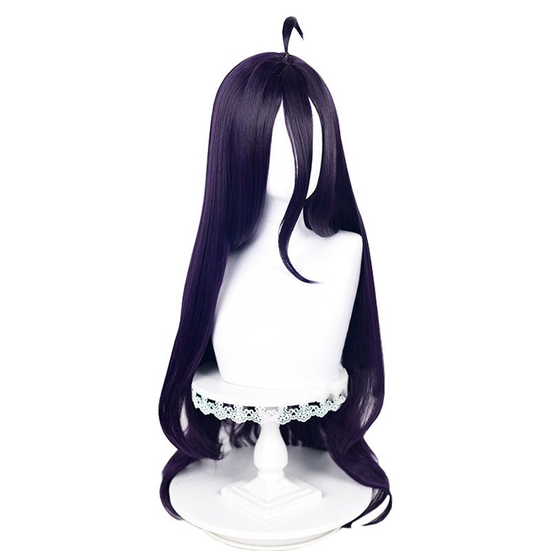 Overlord Albedo Long Dark Purple Cosplay Wig - lemailwigs