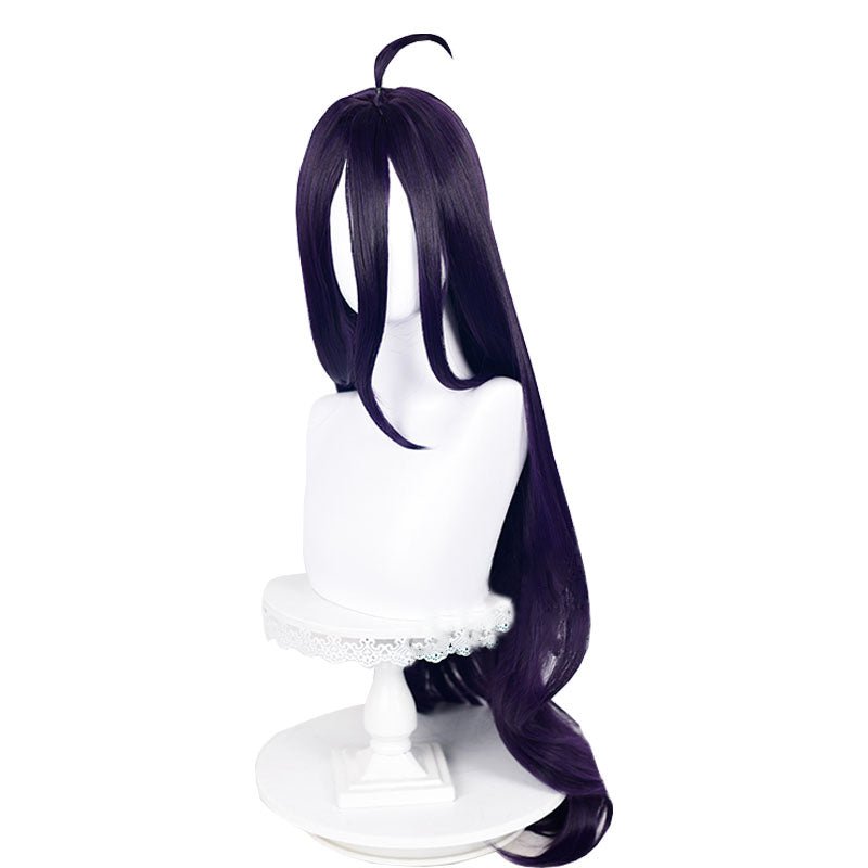 Overlord Albedo Long Dark Purple Cosplay Wig - lemailwigs