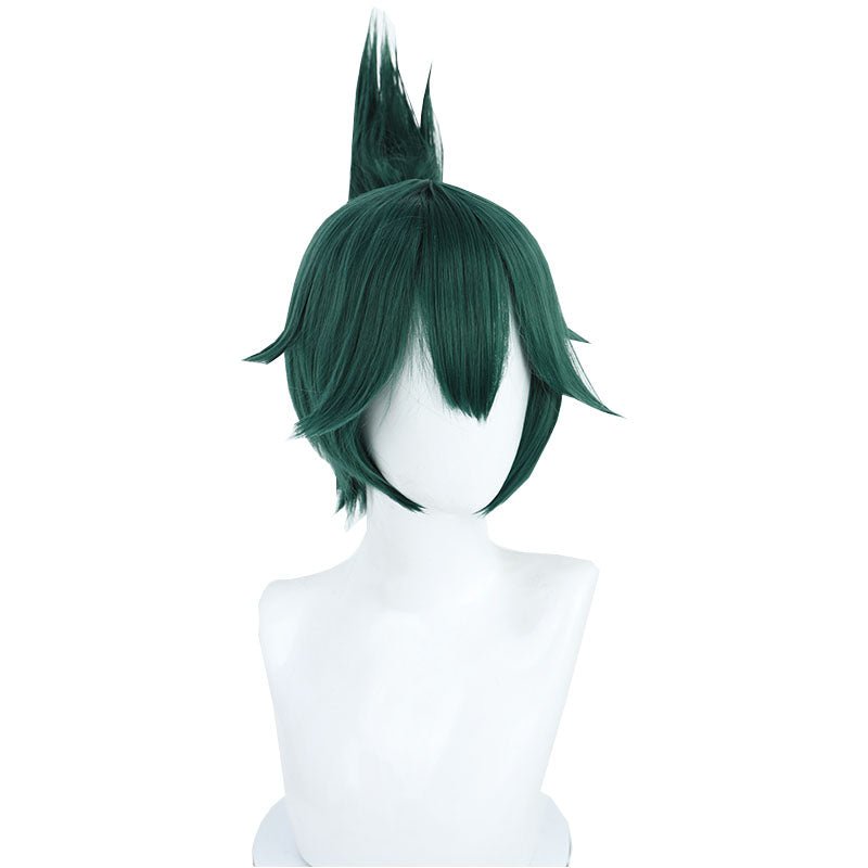 OW Kiriko Short Green Cosplay Wigs - lemailwigs