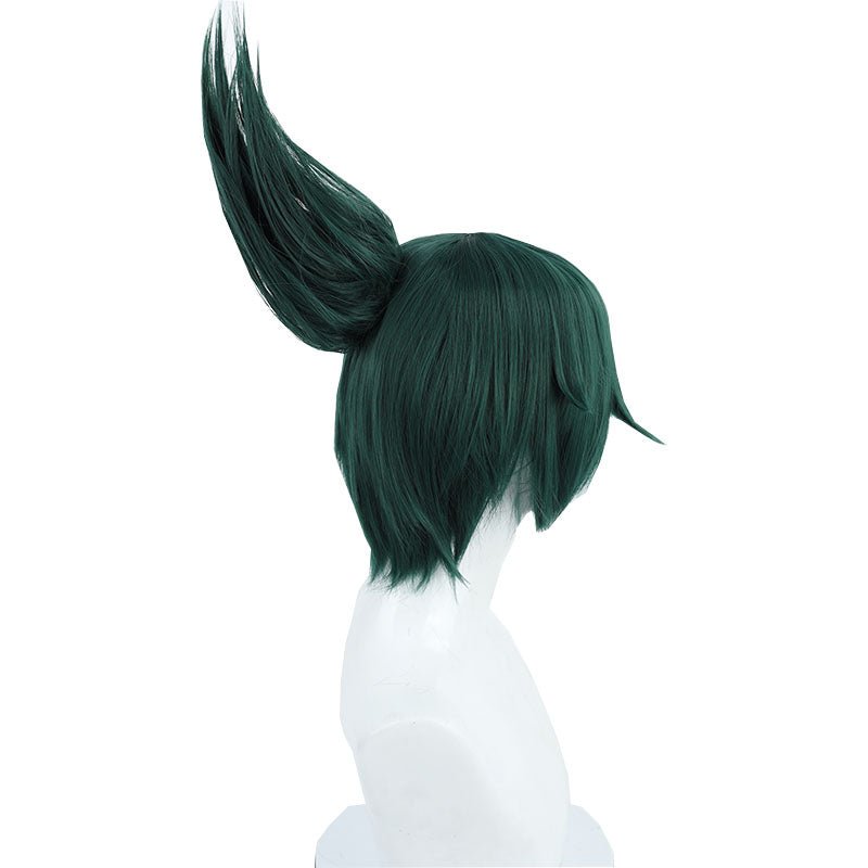 OW Kiriko Short Green Cosplay Wigs - lemailwigs