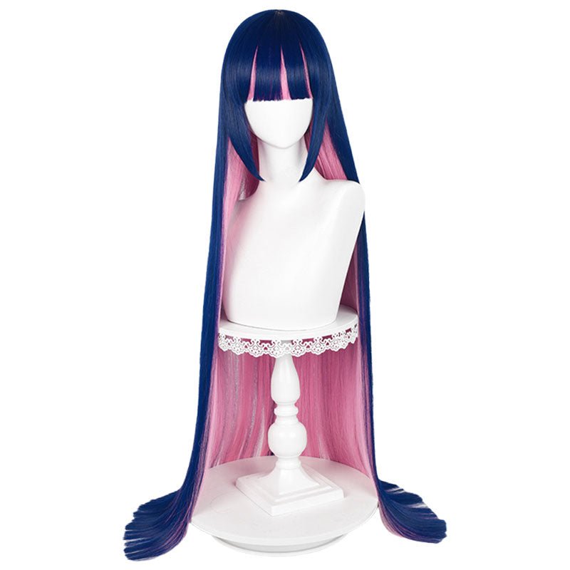 Panty & Stocking with Garterbelt Stocking Long Blue Cosplay Wig - lemailwigs