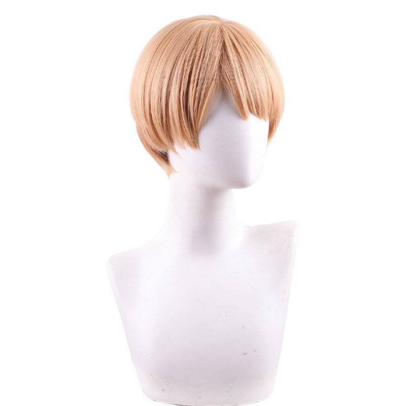 Paradox Live Hajun Yeon Short Blonde Cosplay Wig - lemailwigs