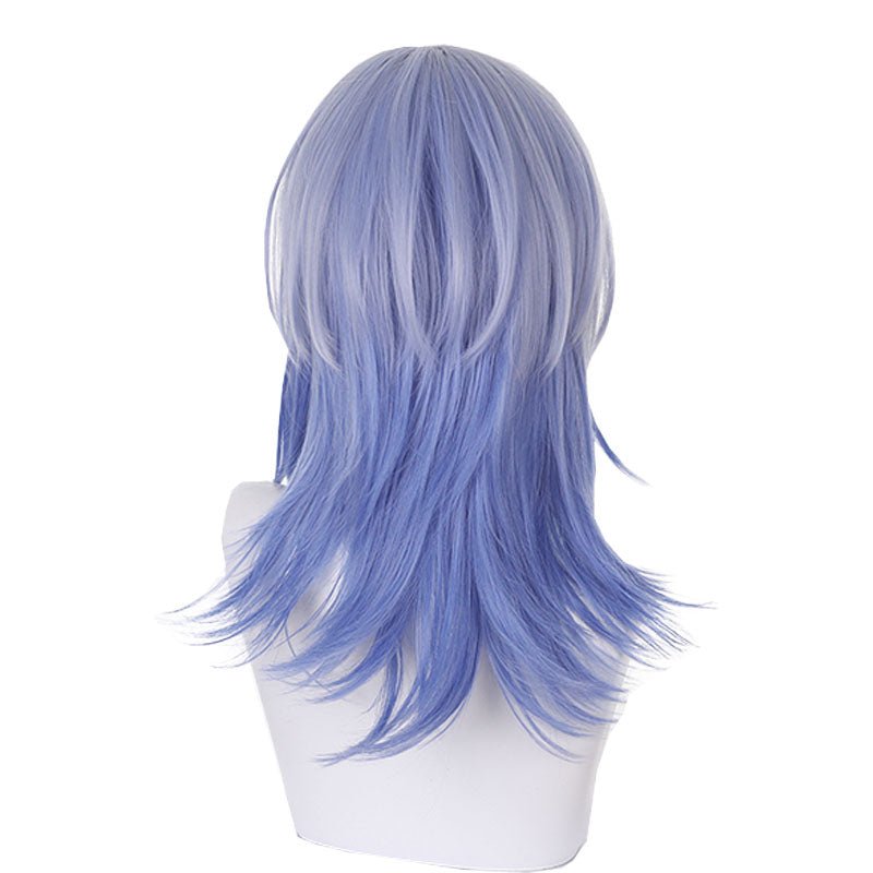 Path to Nowhere Hecate Grey Mixed Blue Cosplay Wigs - lemailwigs